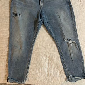 Silver Kenni Crop Jeans